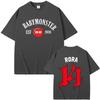 Hot Kpop Band Babymonster Ahyeon Asa Rami Rora Ruka Pharita Chiquita Tshirt Unisex Women Korean Fashion Trend Short Sleeve T Shirt