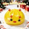 Süße Weihnachts-Quetschspielzeuge Kawaii Schneemann Rentier Weihnachtsmann Stressabbau Fidget Toys mit Geschenkbox für Weihnachtsfeier Preise