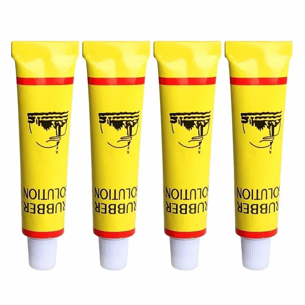 Car Motorcycle Bicycle Tire Repairing Glue Inner Tube Puncture Agent Emergency Portable Tyre Vulcanized Glue 1-12pcs Repair Glue