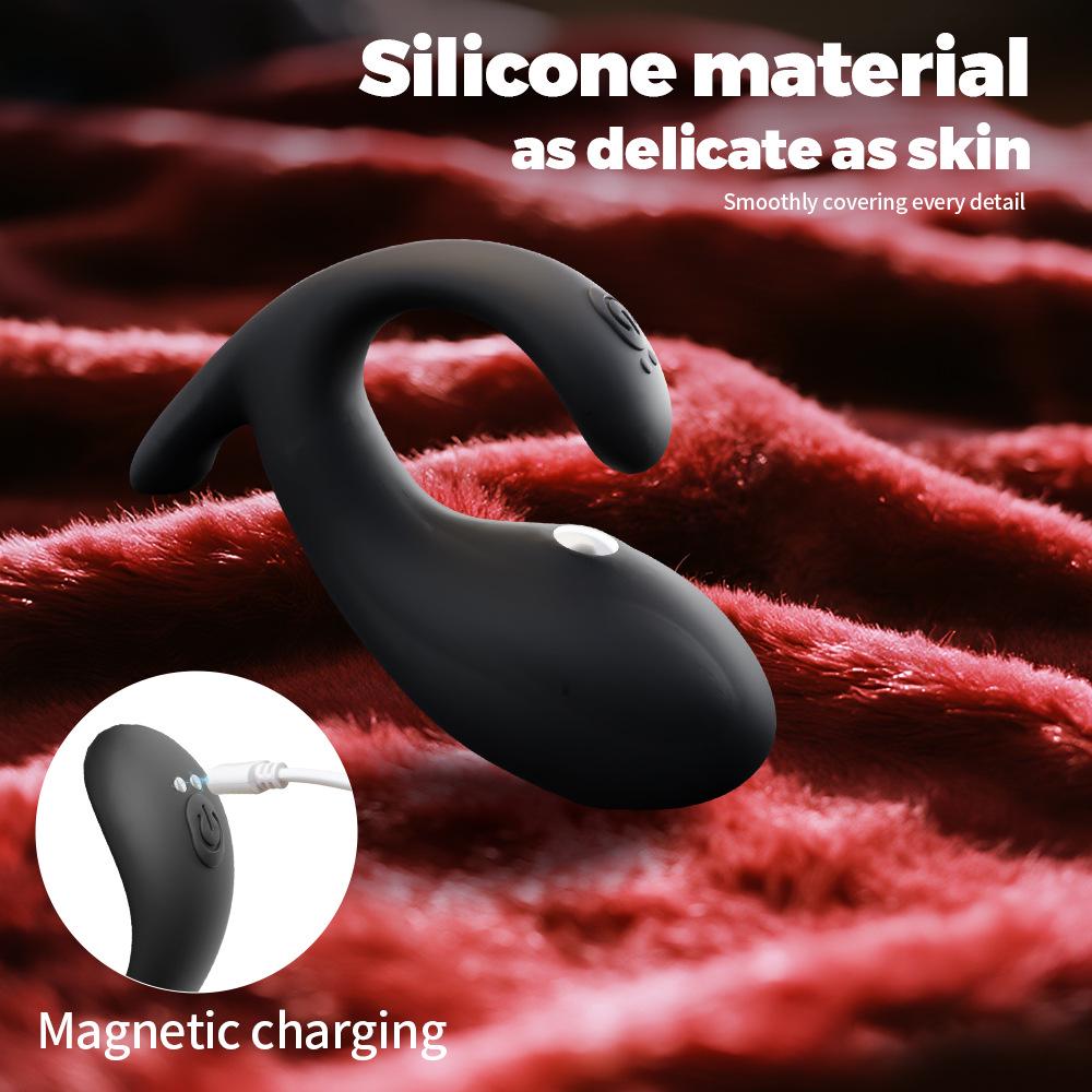 Night Sakura Silicone Waterproof Anal Plug with Microcurrent