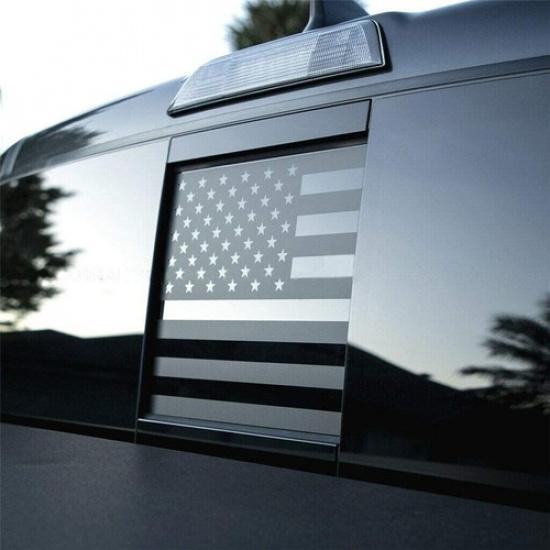 n Flag Rear Center Window Decal Sticker Cover For Toyota Tacoma 2016-