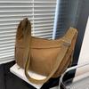 Large Capacity Sports Crossbody Bag Korean Style Dumpling Bag Nylon Shoulder Bag  School/Office