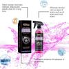 120ml Car Wheel Tire Cleaner Spray Removes Dirt Brake Dust Rust Safe for Alloy Chrome Steel Rims Protective Shine Formula