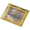 Diy Dollhouse Mini Oil Painting Dollshouse Miniature 1:12 Furniture Doll House