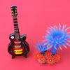 Miniature Tilia Handicraft Guitar Mold Electric Guitar Instrument Model with Gift Package