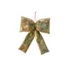 Hanging Christmas Sequin Bow Retro Exquisite Christmas Tree Ornament Sparkling Christmas Bow Pendant New Year Decoration