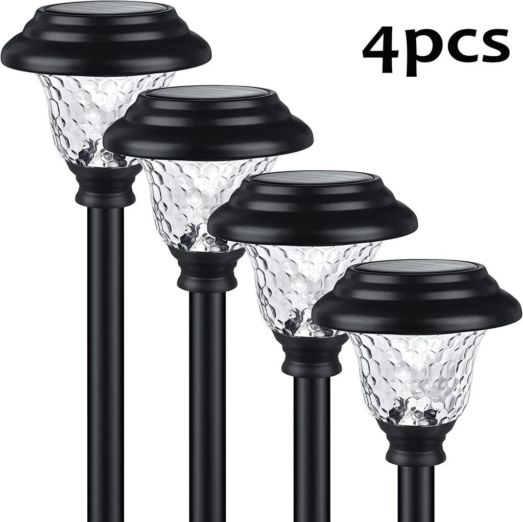 Solar Lawn Lights Outdoor Waterproof Garden Decor Light Ground Lamp Patio Balcony Garden Light LED Landscape Lamp for Yard Fence