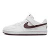 Nike Court Borough Low Recraft PS Hvit Burgunder Crush Barnesneakers DV5457-112