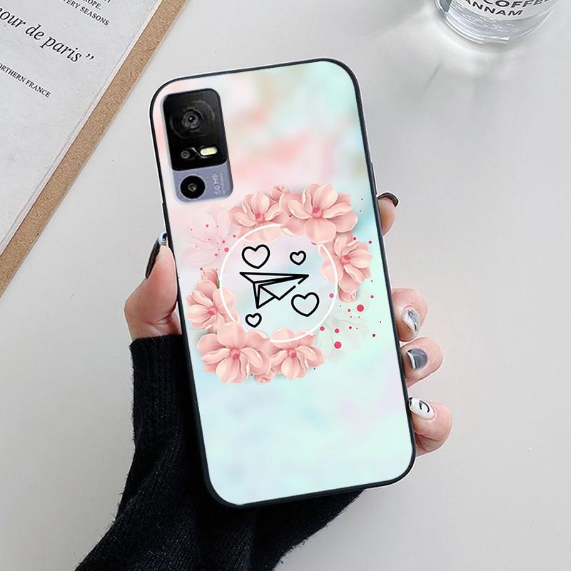 

Case For TCL 40R 5G Coque TPU Soft Silicone Funda Phone Case For TCL 40R 5G Capa Shockproof Lovely Panda Cover Bumper Shell TCL 40R 5G