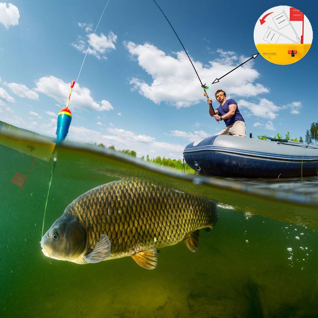 Luya Pescuit Trolling Planer Lateral Apă Splitter, Uneltă de Trolling Încorporată Planer Lateral de Pescuit, Articole de Pescuit