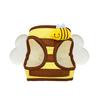 Little Bee Dog Chest and Back Strap Cute Cartoon Pet Vest Style Chest and Back Strap Outdoor Dog Walking Leash