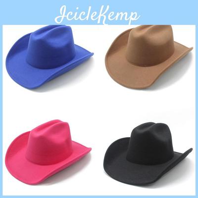 Western Cowboy Hat For Men Women Sun Protection Fedora With Wide Brim For Summer Travel