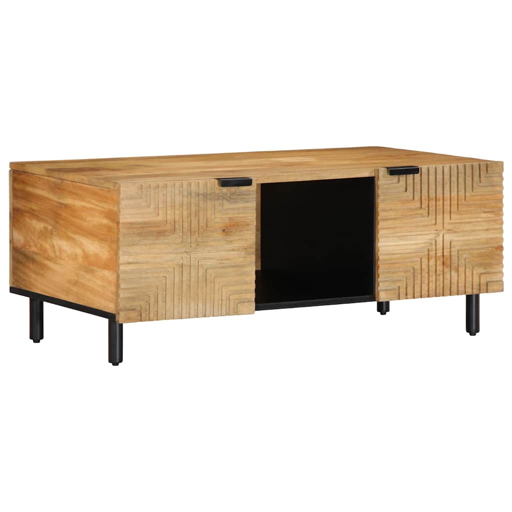 Coffee Table Brown 100x54x40 cm Solid Mango Wood