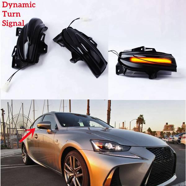 Turn Signal Lights for Lexus IS350, IS250, IS300, CT200H, LS460 (1 Pair)