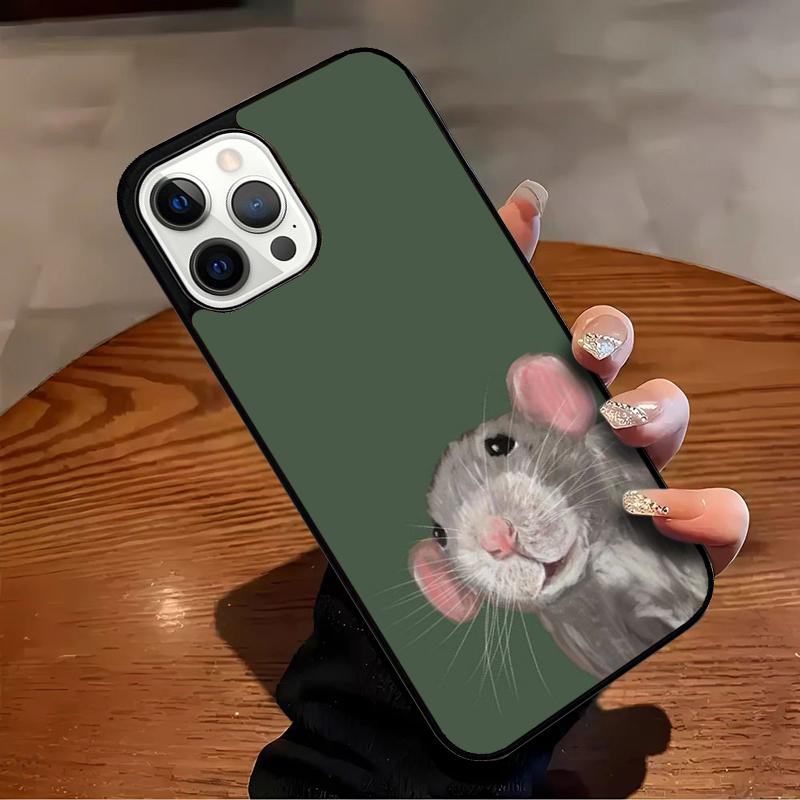 Cute Rattie Rats Phone Case For iPhone 17 Air 16 15 14 13 12 11 Pro Max Max Plus Bumper Case Cover