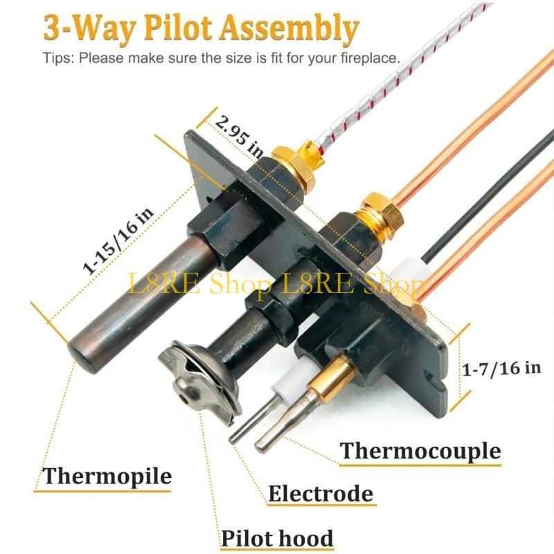 L8RE 10002264 10002265 4021-736 2103-011 Propane Assembly for Fireplaces Stove