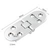 4 Pieces Folding Flip Hinges 180 Degree Hinges, Zinc Alloy, Folding Table Hinge, Drop Down Hinges For Folding Tables, Cabinets, Wardrobe Doors