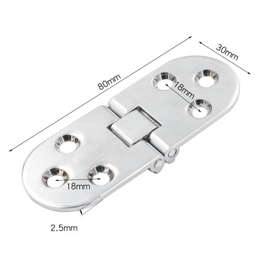 4 Pieces Folding Flip Hinges 180 Degree Hinges, Zinc Alloy, Folding Table Hinge, Drop Down Hinges For Folding Tables, Cabinets, Wardrobe Doors