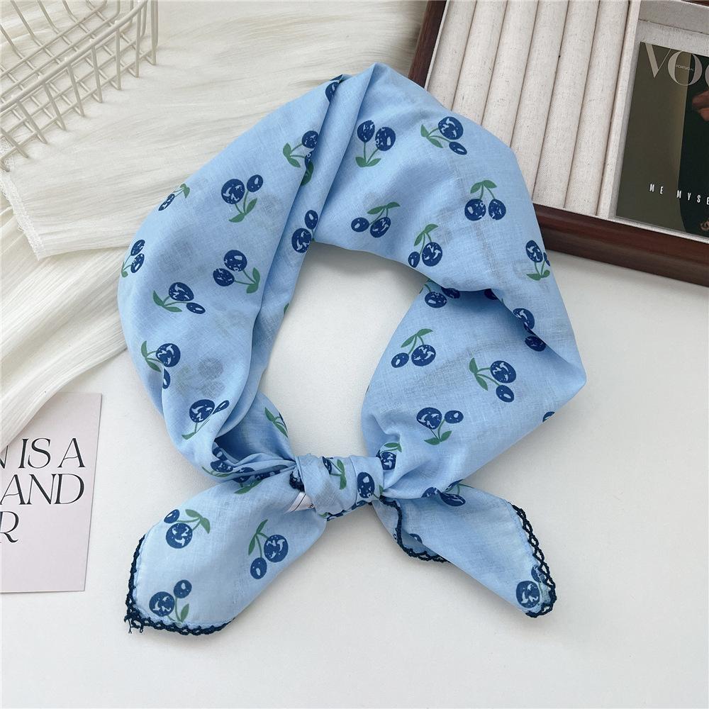 68*68cm Square Scarf Headband Accessories Handkerchief Neckerchief Hairscarf Hairscarf Bandanas
