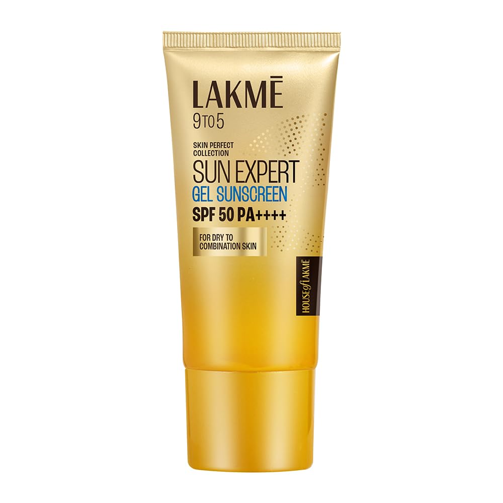

LAKMÉ Sun Expert SPF 50 PA+++ Gel Sunscreen, Niacinamide | Water-Light|For Oily & Combination Skin| Non-sticky | For All Skin Types, For UVA/B Pr