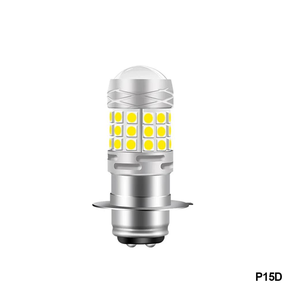 High Brightness H4 H6 P15D BA20D Motorcycle LED Headlight Bulbs 15000LM P15D