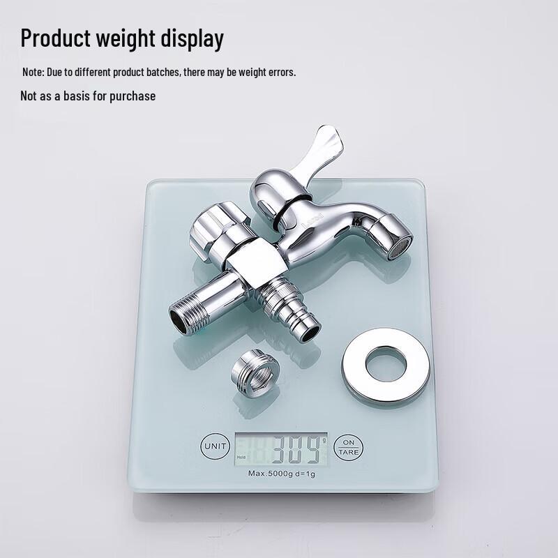 Larsd Single Cold Dual Outlet Washing Machine Faucet