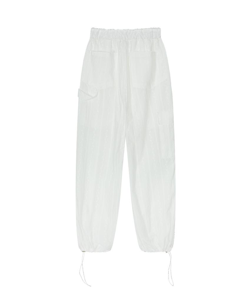 Pabpeljeu Punched Cargo Pants [Ivory]