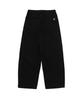 CARGOBROS Vintage Cotton Wide Curved Denim Pants (Black)