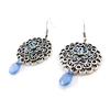 NOA [G0410] - Blue 'Carmen' Designer Earrings