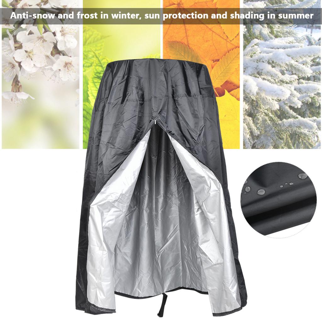 Venkovní houpačka závěsné křeslo prachotěsný vodotěsný ochranný kryt se zipem pro nábytek