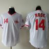 Maglia da Baseball Unisex Cincinnati Reds Edizione Fan Ricamata Top Sportivo Attività all'Aperto Abbigliamento Casual