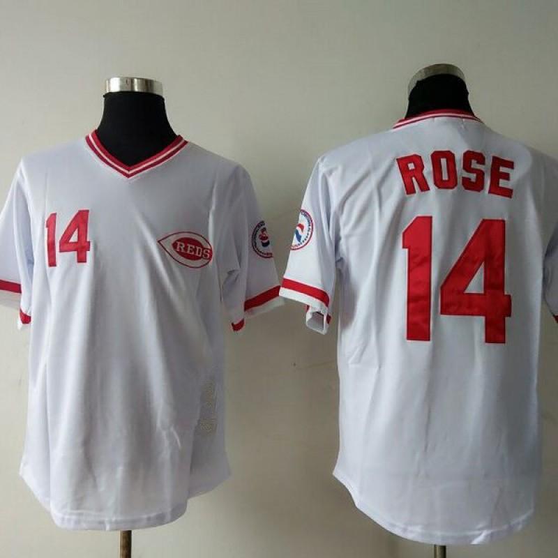 Maglia da Baseball Unisex Cincinnati Reds Edizione Fan Ricamata Top Sportivo Attività all'Aperto Abbigliamento Casual