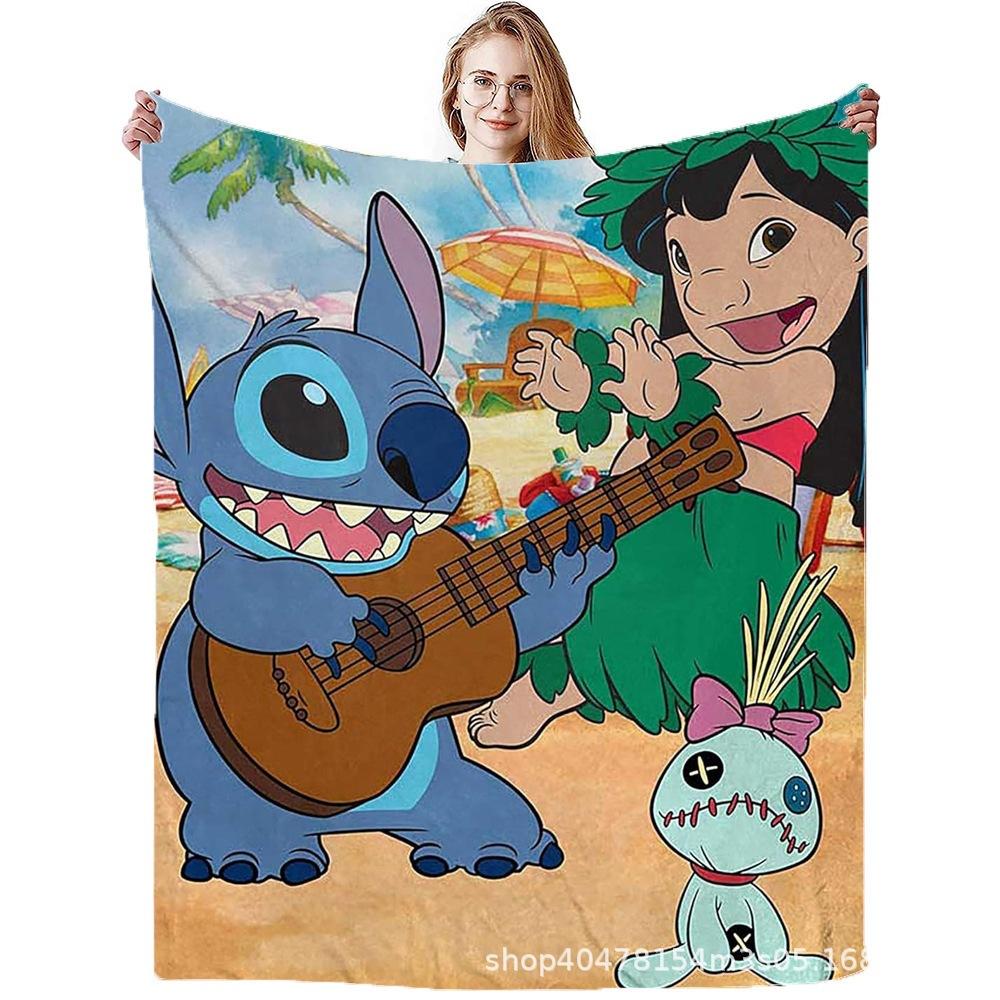 Stitch Flannel Blanket Star Baby Blanket Air Conditioning Blanket Nap Blanket Flannel Blanket Cross Border