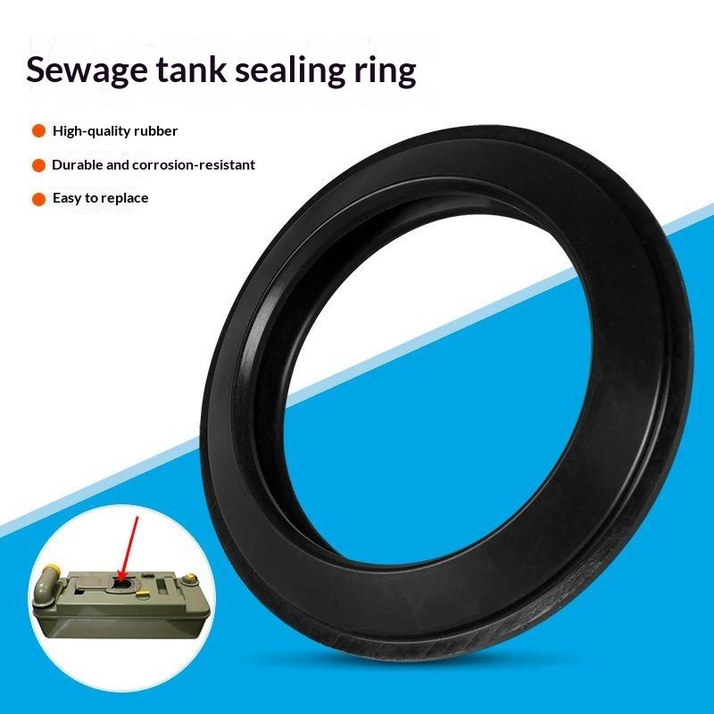 Cassette Toilet Rubber Lip Seal Leak Proof Odor Free Replacement for RV Portable Camper Van Toilets