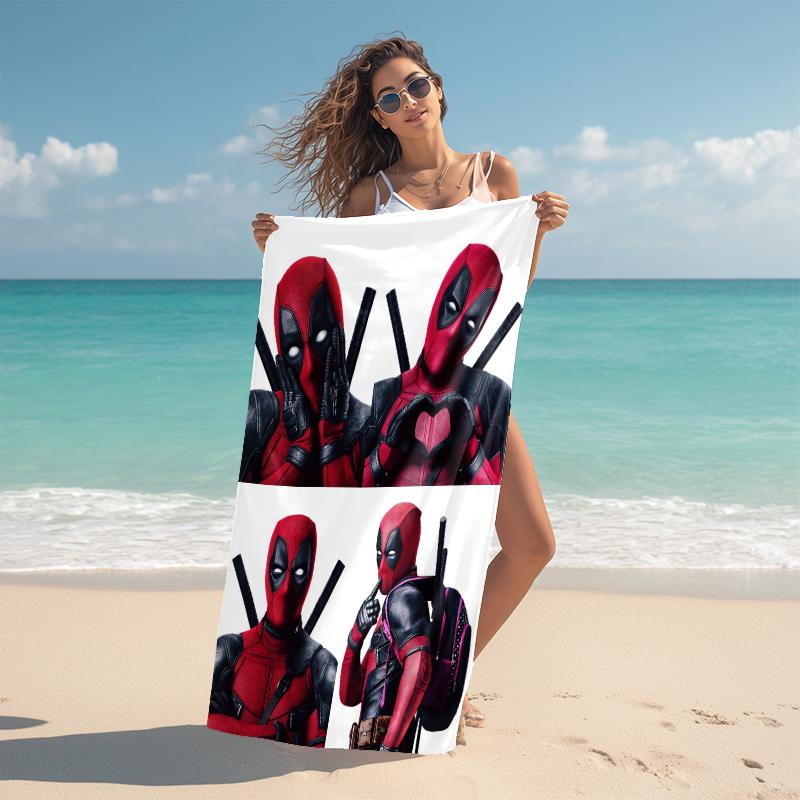 1Pc Dark Hero Unveiled Beach Towel Microfiber Beach Towel Thin Absorbent For Beach Swimming Yoga Bath Sports 0917176