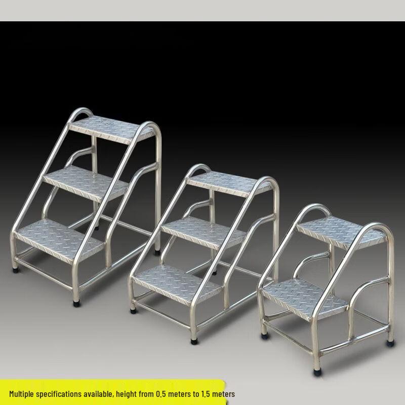 304 Stainless Steel Multi-purpose Step Stool & Ladder