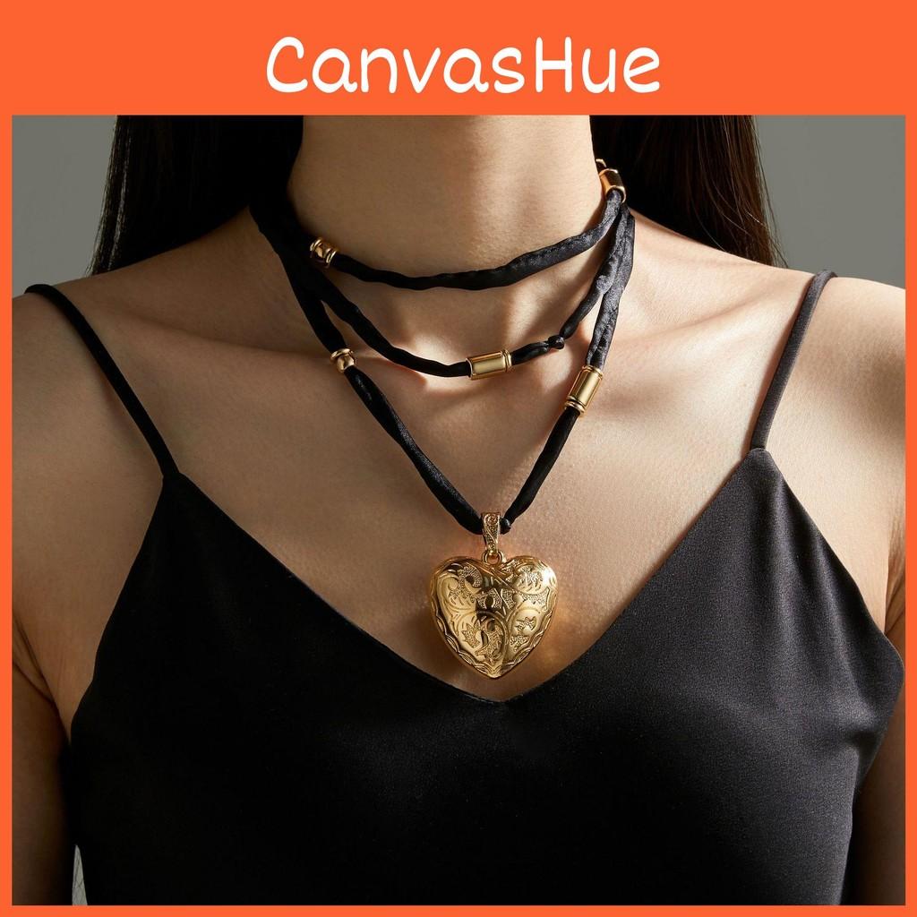 Crafted Heart Beautifully Pendant Necklace For Women In Stylish Alloy With Elegant Finish