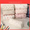 Cute Girl Butterfly Knot Pencil Case With Polyester Fabric For School And Makeup Storage