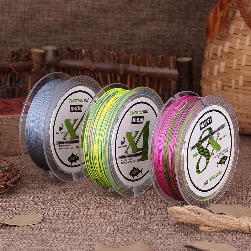 Fishing Line 100 Meters 4 Braids 8 Braids PE Line Ten Meters One Color Smooth PE Braided Line Sub-line Fishing Main Line
