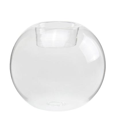 Glass Ball Candle Holder