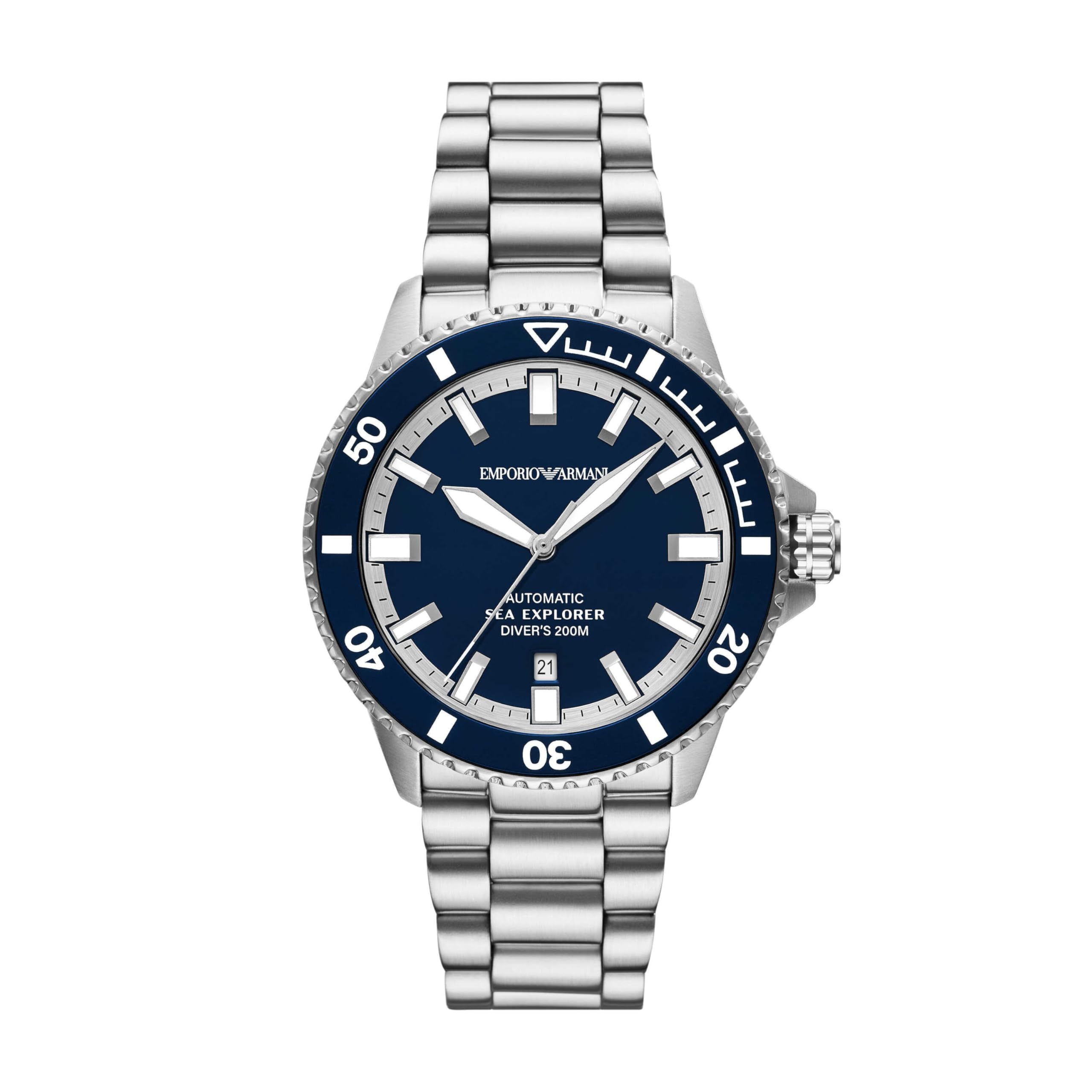 

Emporio Armani Sea Explorer Automatic Stainless Steel AR60087 Men s Watch,