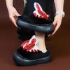 New Pink Bunny Ears Platform Slipper Women'S Chunky Clogs Shoes Home Lolita Slippers Woman Warm Plush House Shoes Rabbit Sliper