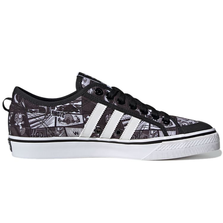 Disney Pixar x adidas Nizza Comics - Čierne Biele Unisex Tenisky Core-Black Cloud-White GX0993