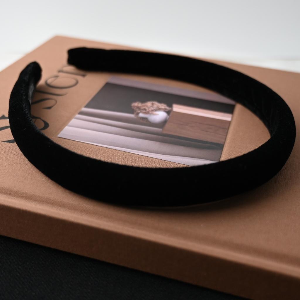 High Grade Dark Red Velet Autumn Winter Hairbands for Girls and Women Headwear Hair Bands Hair Accessories