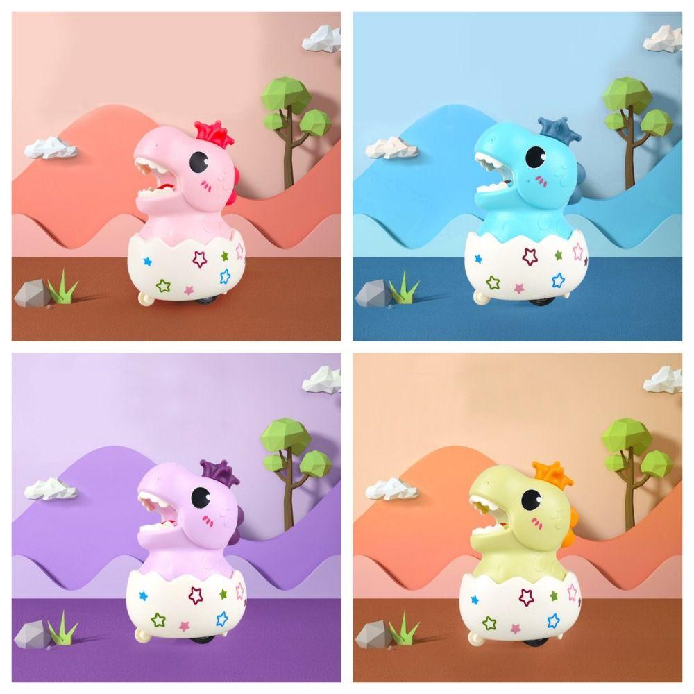 Cartoon Dinosaur Egg Car Dinosaur Egg Press Return Toy Cars Mini   Gifts