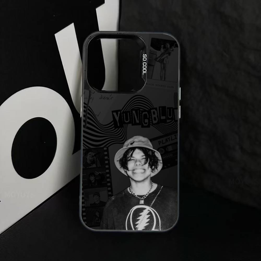 S-Singer Y-Yungblud Phone Case For iPhone 17,16,15,14,13,12,11 Plus,Pro Max,XS,Colorful Silver Phone Case Funda Cover