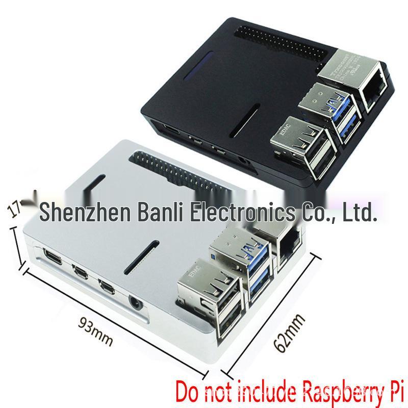 Raspberry Pi 4B Aluminum Alloy Case