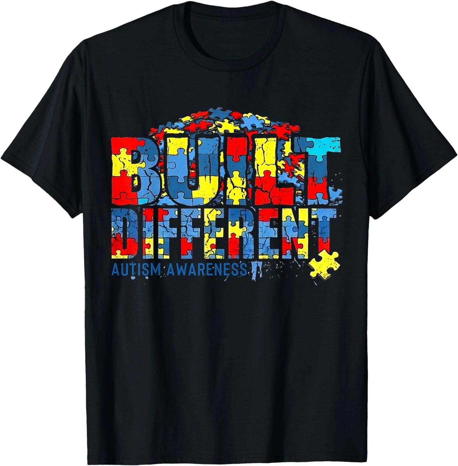 Built Different- Autism Awareness T-Shirt S