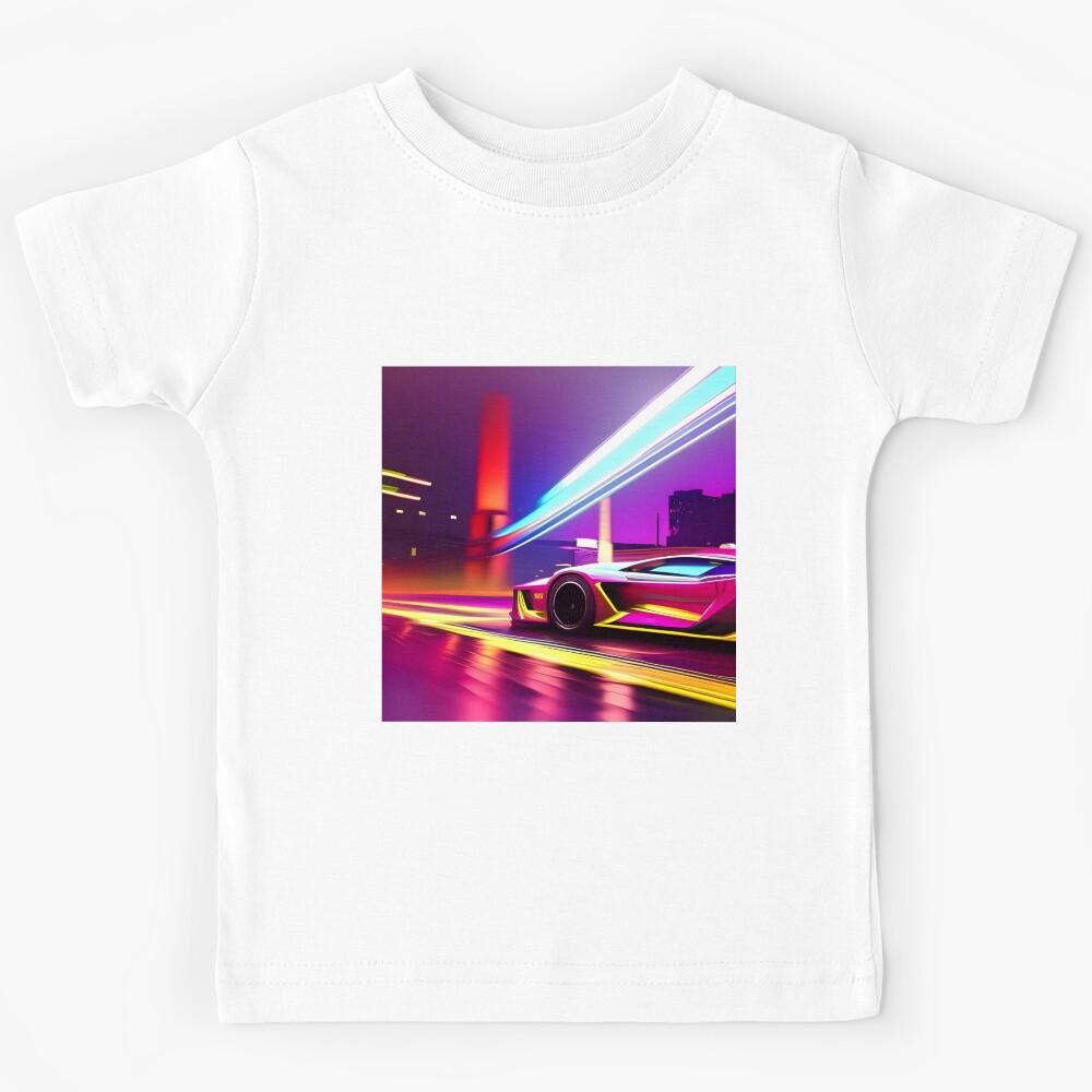 Synth City Racer Kids T-Shirt 150