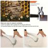 2D Wood Honeycomb Backdrop Bee & Wildflower Rustic Party and Festival Decoration